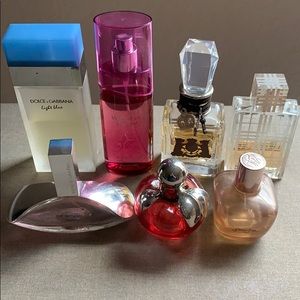 Lot of old perfumes - D&G, Juicy, Burberry, etc